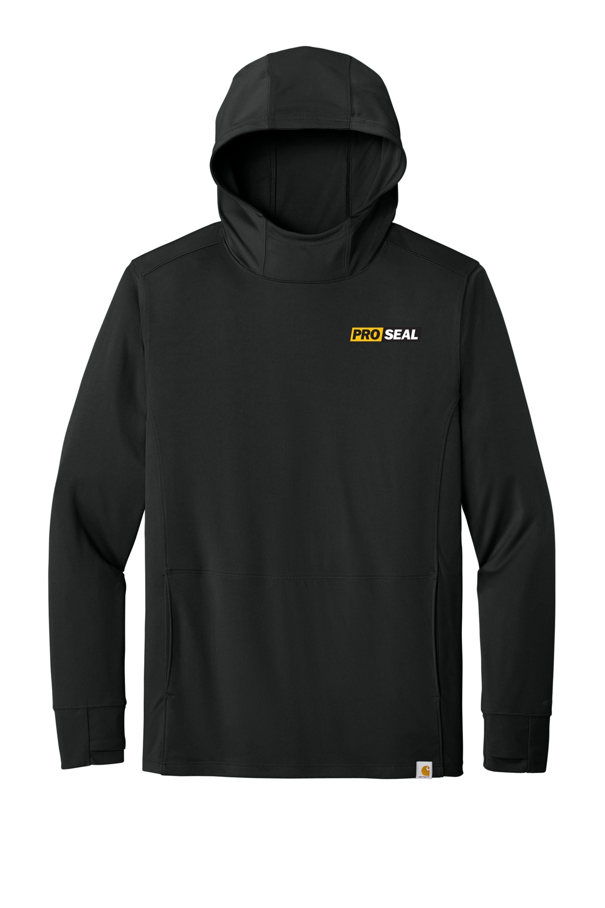 Color Image for CT106923 - Carhartt Force® Sun Defender™ Long Sleeve Hooded T-Shirt - Black - Proseal - 3 Color - D
