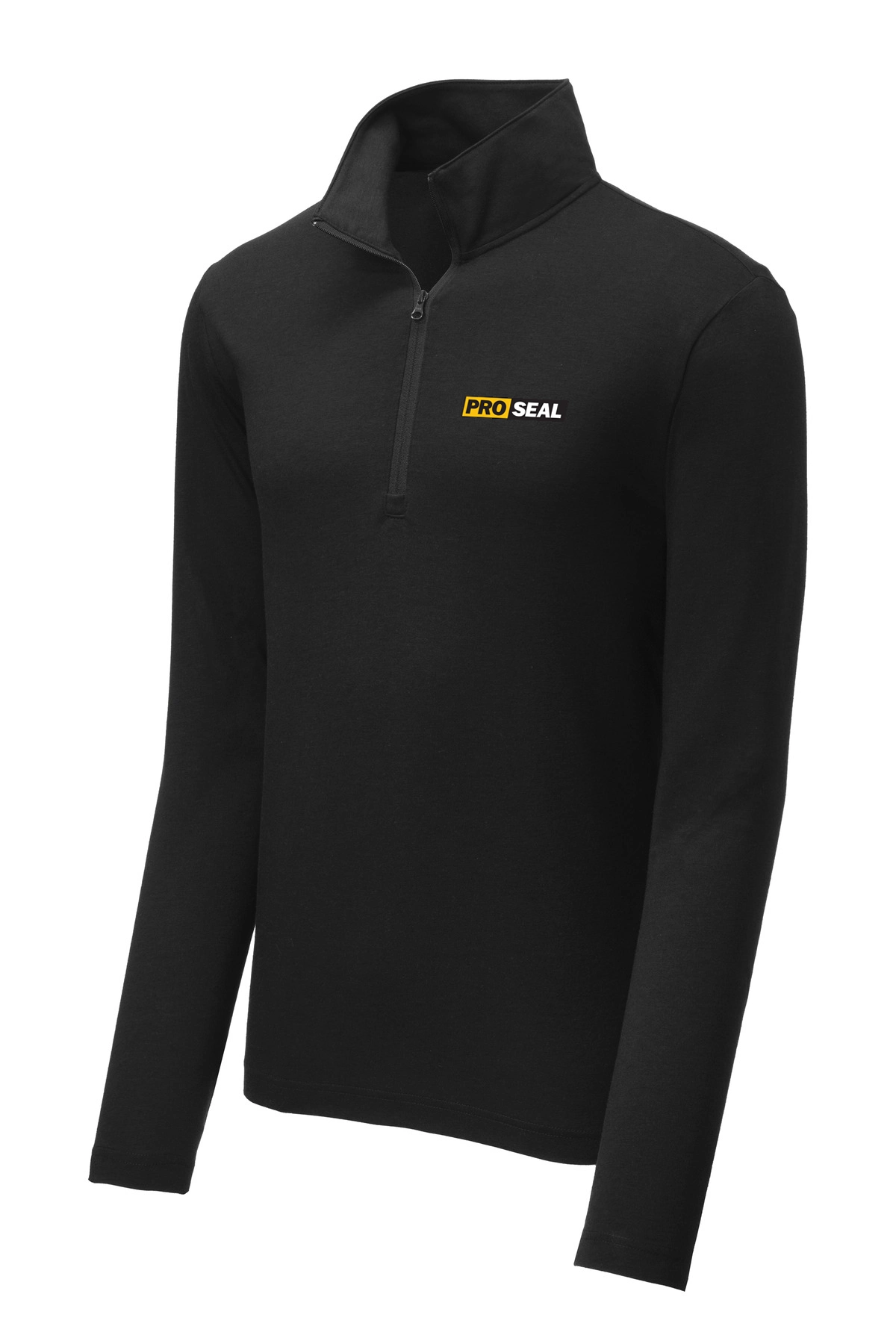 Color Image for ST407 - Sport-Tek ® PosiCharge ® Tri-Blend Wicking 1/4-Zip Pullover - Black Triad Solid - Proseal - 3 Color - D