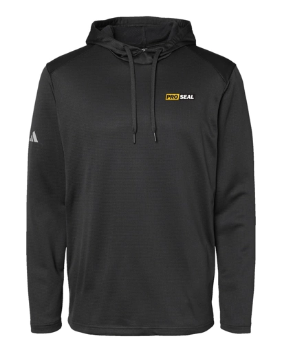 Variant Image for A530 - Adidas Men's Textured Mixed Media Hooded Sweatshirt  - Proseal - 3 Color - D - Website Pro Seal