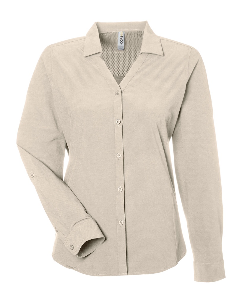 CE510LW  - CORE365 Ladies' Ultra UVP® Long-Sleeve Marina Shirt