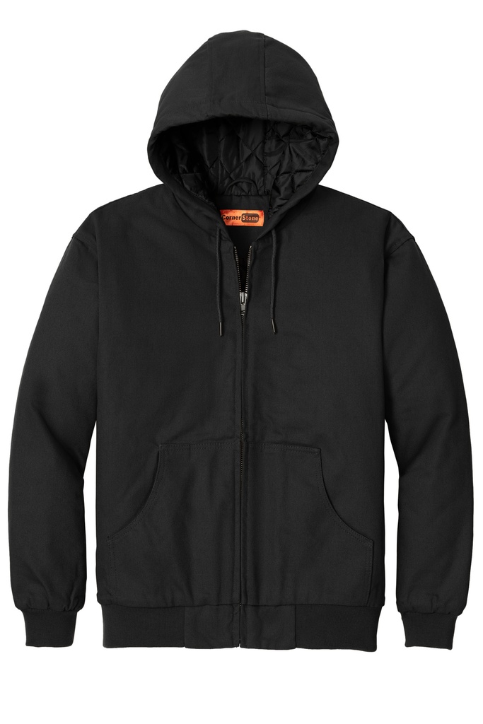 J763H - CornerStone® Duck Cloth Hooded Work Jacket