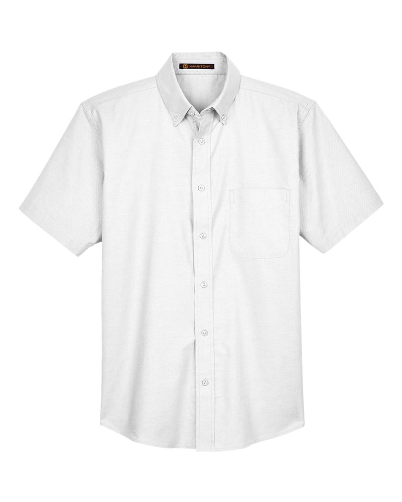 M600S - Men's Oxford Short Sleeve with Stain-Release