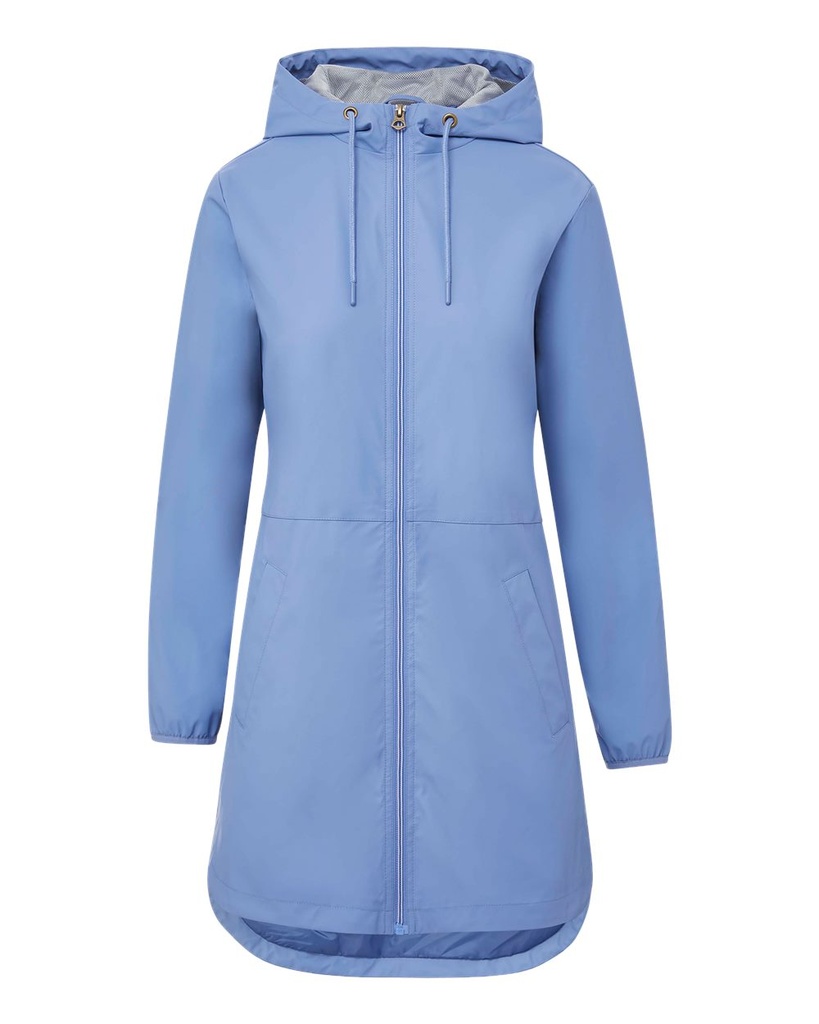 W193910 - MV Sport Women's Vintage Hooded Rain Jacket